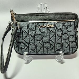 Calvin Klein Black Wristlet Bag
